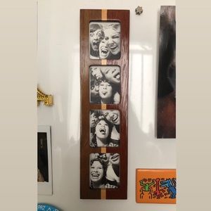 Magnetic Photobooth Frame in Walnut and Paduak